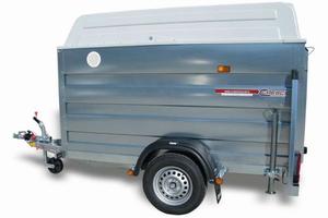 Carrello Cresci PT6F furgonato con rampa