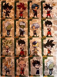 BLOCCO 3 - 16 Lamincards Dragon Ball S Diramix U.P