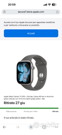 Apple Watch Series 11 GPS + Cellular, Cassa 46 mm 