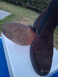 Scarponcino scamosciato colore marrone