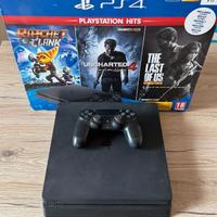 Ps4 slim da 1tb con 1 joypad/controller