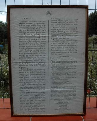 Editto originale siciliano del 1848