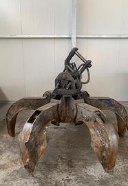 Benna a polipo idraulica per gru