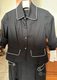 Completo donna vestito smanicato e giacca