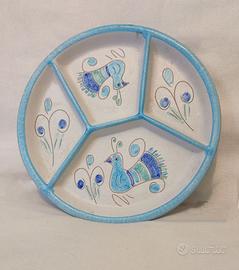 Piatto sardo antipastiera con pavoncella blu sarda