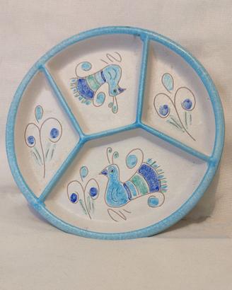 Piatto sardo antipastiera con pavoncella blu sarda