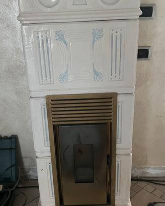 Stufa pellet ceramica