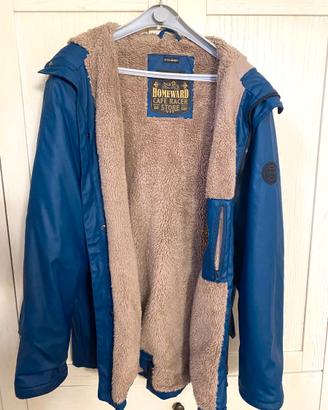 Parka marca Homeward blu usato pochissimo