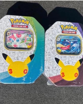 Pokemon X2 Tin 30 esimo anniversario