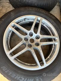 4 cerchi 18" con gomme est nuove (5x112)+ valvole