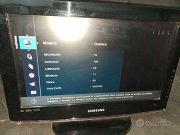 TV Samsung 19" LCD – modello LE19B450C4W – HDMI/VG