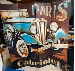 Paravento d'arredo Double face Rome_Paris