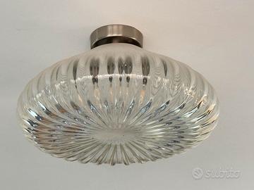 Lampadario a soffitto in cristallo di Murano