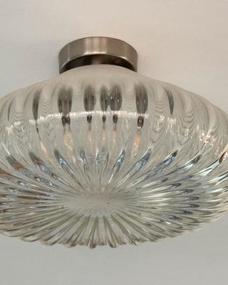 Lampadario a soffitto in cristallo di Murano