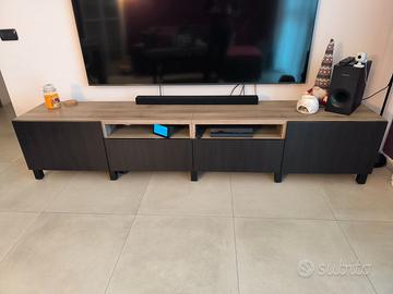 Mobile tv Ikea Besta doppio