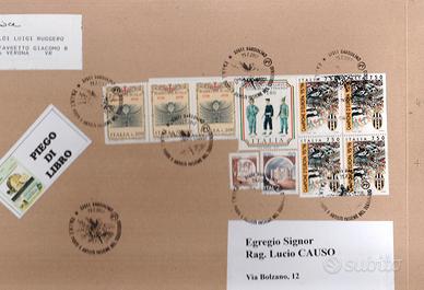 Racolta di francobolli annullati