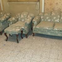 Poltrone decori poggiapiedi epoca vintage lusso