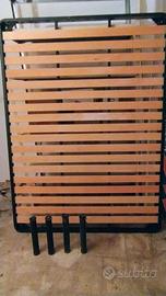 Rete 140X190 con doghe di legno 