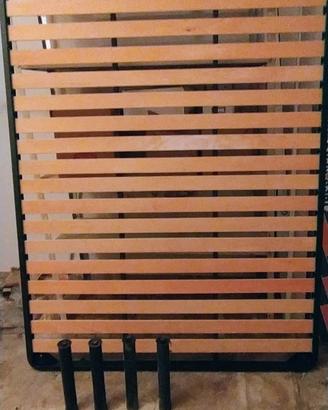 Rete 140X190 con doghe di legno 