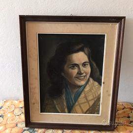Ritratto olio su tela
