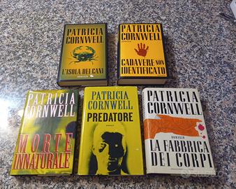 lotto 5 romanzi copertina rigida Patricia Cornwell