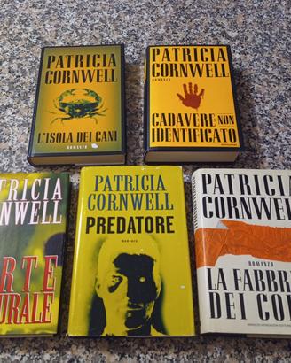 lotto 5 romanzi copertina rigida Patricia Cornwell
