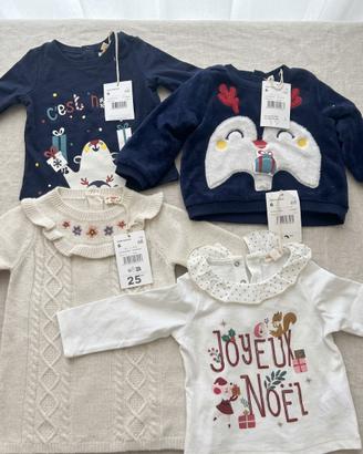 Lotto abbigliamento bambina 6 mesi