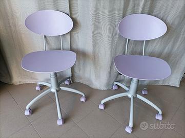 Sedie studio cameretta ragazza bambina