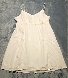 Abito estivo cotone bianco
