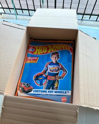 Costume Tuta Pilota HotWheels Race team 5-7anni