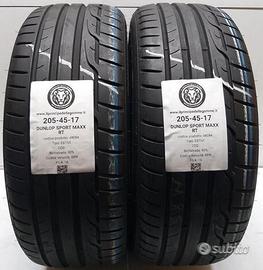 2 gomme 205 45 17 dunlop a48084
