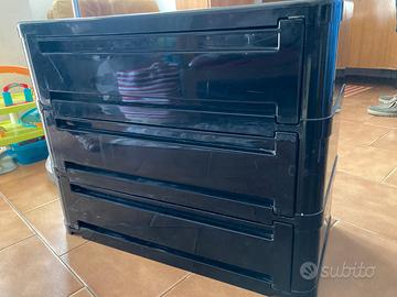 Cassettiera Kartell olaf von bohr vintage