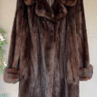 Pelliccia visone marrone
