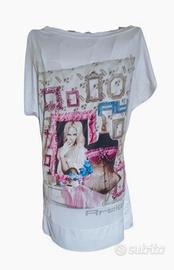 Vintage. scollo asimmetrico 