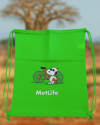 Zainetto verde con Snoopy – Nuovo Zainetto