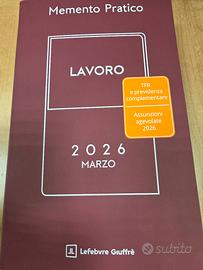 Memento Lavoro 2026
