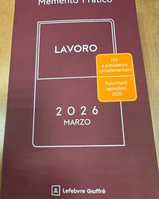 Memento Lavoro 2026