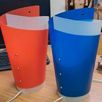 coppia di lampade modernariato 