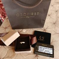 Anello veletta oro 750