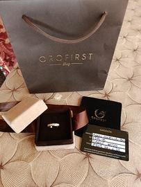 Anello veletta oro 750