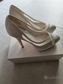 Scarpe donna tacco cerimonia sposa