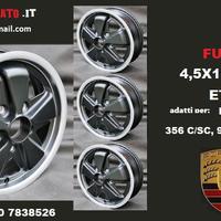 Cerchi fuchs 4,5x 15 et45 porsche 356 911 912