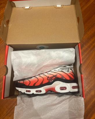 Nike air max TN GS White/LT Crimson-Black