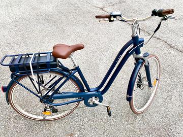 Bici città elettrica ELOPS 900E Blu