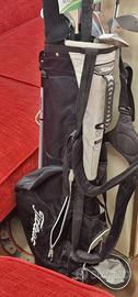 sacca titleist e set di ferri e ibridi