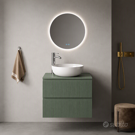 Mobile bagno sospeso verde salvia NUOVO