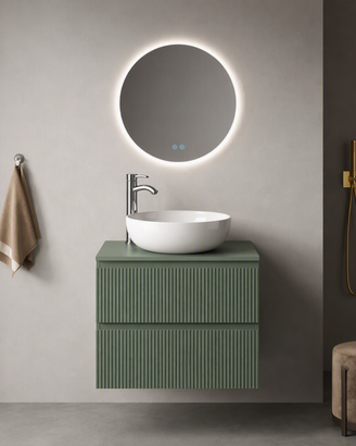 Mobile bagno sospeso verde salvia NUOVO