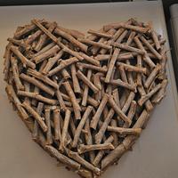 cuore in legno 