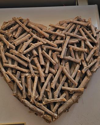 cuore in legno 