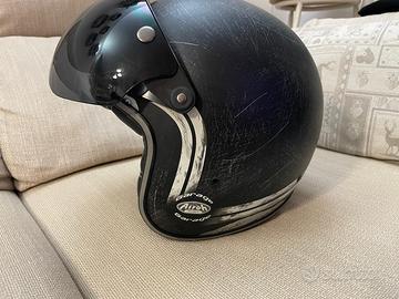 CASCO JET MOTO AIROH con visiere e guanti